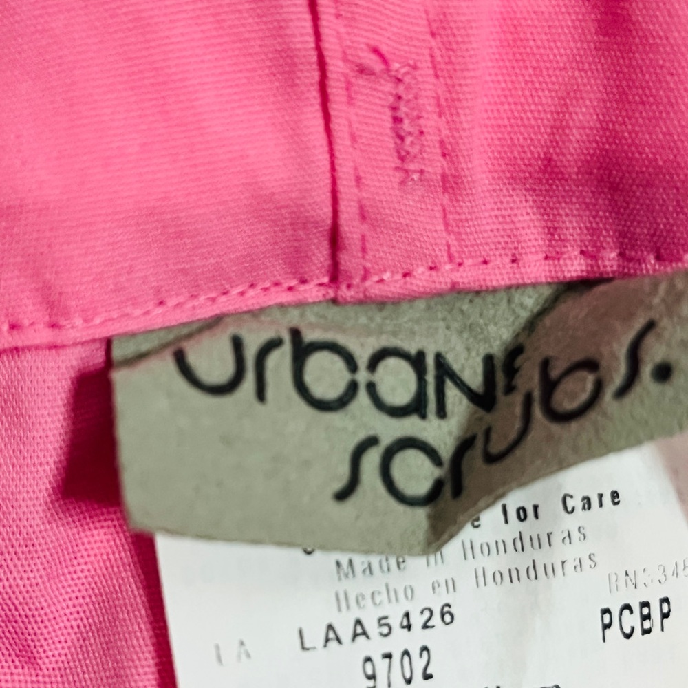 Pink Drawstring Women’s scrub uniform pants side pockets. Brand new size medium - Picture 4 of 9